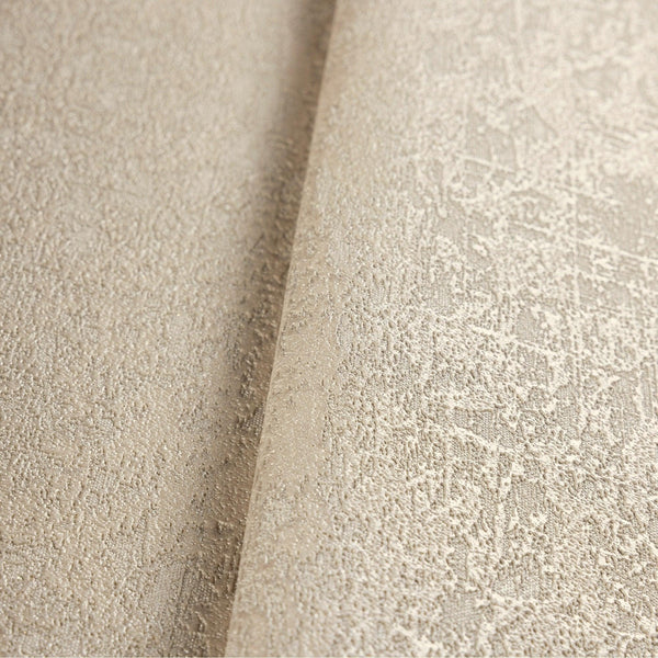 Luxury Beige Abstract Textured Wallpaper, Farmhouse Non-Woven Wall Covering, 41.7"W x 398"H, Washable Removable for Living Ro