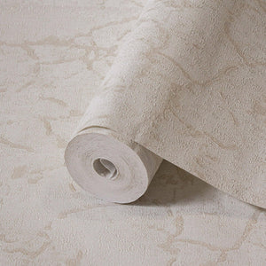 Luxury Beige Abstract Textured Wallpaper, Country Non-Woven Wall Covering, 41.7"W x 398"H, Washable Removable for Living Room