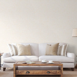 Luxury Beige Fabric Textured Wallpaper, Boho Non-Woven Wall Covering, 41.7"W x 398"H, Washable Removable for Living Room Bedr
