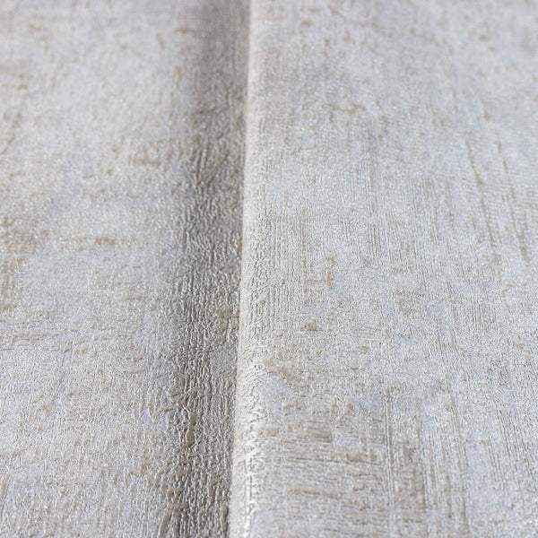 Luxury Beige Distressed Textured 3D Embossed Wallpaper, Farmhouse Non-Woven Wall Covering, 41.7"W x 614"H, Washable Removable