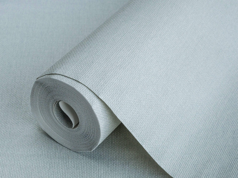 Luxury Blue Fabric Textured Wallpaper, Coastal Non-Woven Wall Covering, 41.7"W x 614"H, Washable Removable for Living Room Be