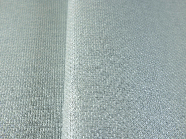 Luxury Blue Fabric Textured Wallpaper, Coastal Non-Woven Wall Covering, 41.7"W x 614"H, Washable Removable for Living Room Be