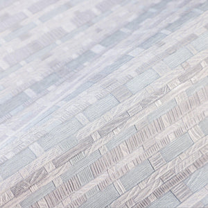 Luxury Blue Striped Stripe 3D Embossed Wallpaper, Lodge Non-Woven Wall Covering, 41.7"W x 614"H, Washable Removable for Livin