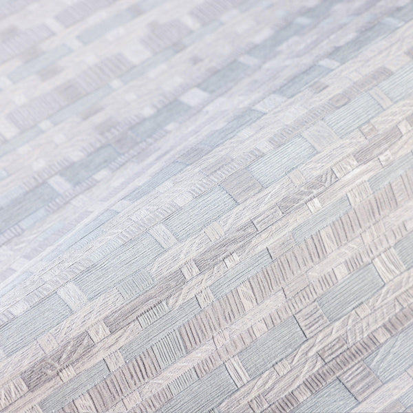 Luxury Blue Striped Stripe 3D Embossed Wallpaper, Lodge Non-Woven Wall Covering, 41.7"W x 614"H, Washable Removable for Livin