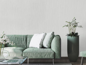 Luxury White Textured Embossed 3D Embossed Wallpaper, Coastal Non-Woven Wall Covering, 41.7"W x 398"H, Washable Removable for