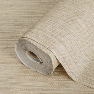 Luxury Yellow Striped Stripe Textured Wallpaper, Farmhouse Non-Woven Wall Covering, 41.7"W x 614"H, Washable Removable for Li
