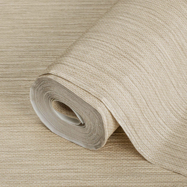 Luxury Yellow Striped Stripe Textured Wallpaper, Farmhouse Non-Woven Wall Covering, 41.7"W x 614"H, Washable Removable for Li
