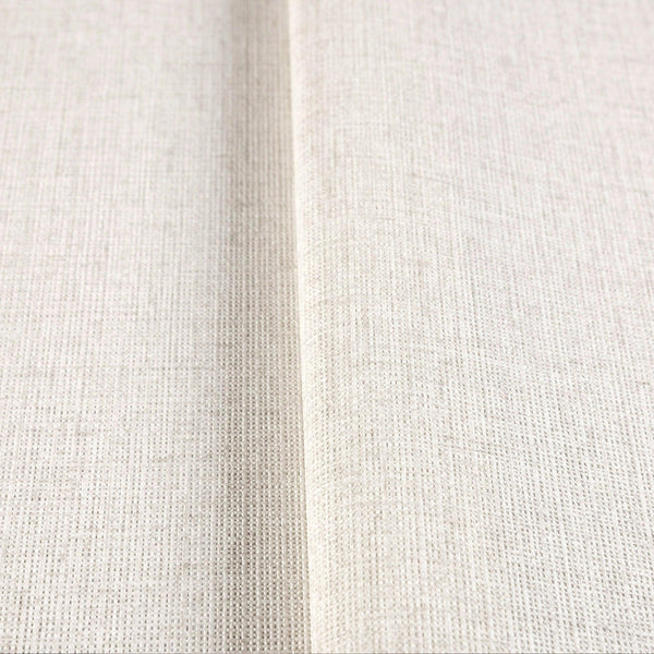Luxury Cream Textured Wallpaper, Minimalist Non-Woven Wall Covering, 41.7"W x 398"H, Washable Removable for Living Room Bedro