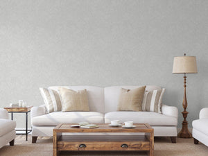 Luxury Gray Distressed Embossed 3D Embossed Wallpaper, Contemporary Non-Woven Wall Covering, 41.7"W x 614"H, Washable Removab