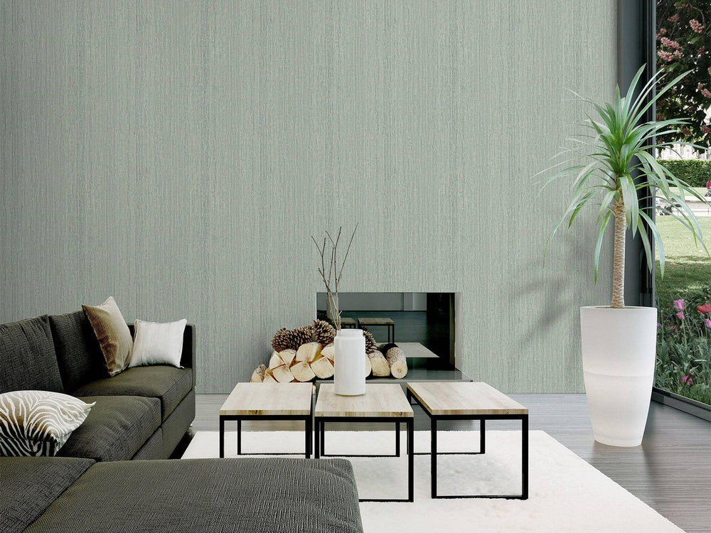 Luxury Gray Abstract Striped 3D Embossed Wallpaper, Boho Non-Woven Wall Covering, 41.7"W x 614"H, Washable Removable for Livi
