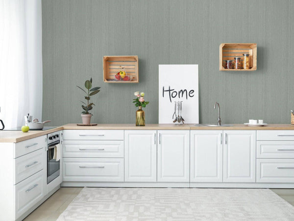 Luxury Gray Abstract Striped 3D Embossed Wallpaper, Boho Non-Woven Wall Covering, 41.7"W x 614"H, Washable Removable for Livi