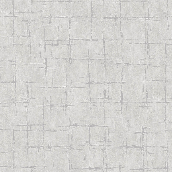 Luxury Gray Abstract Geometric 3D Embossed Wallpaper, Contemporary Non-Woven Wall Covering, 41.7"W x 398"H, Washable Removabl