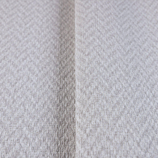 Luxury Gray Chevron Fabric Textured Wallpaper, Premium Non-Woven Wall Covering, 41.7"W x 398"H, Washable Removable for Living