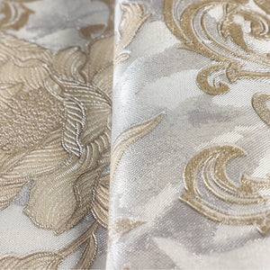 Luxury Gray Floral Damask 3D Embossed Wallpaper, Premium Non-Woven Wall Covering, 41.7"W x 398"H, Washable Removable for Livi