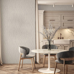 Luxury Gray Geometric Embossed 3D Embossed Wallpaper, Contemporary Non-Woven Wall Covering, 41.7"W x 614"H, Washable Removabl