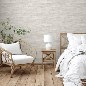 Luxury Gray Abstract Distressed 3D Embossed Wallpaper, Coastal Non-Woven Wall Covering, 41.7"W x 614"H, Washable Removable fo