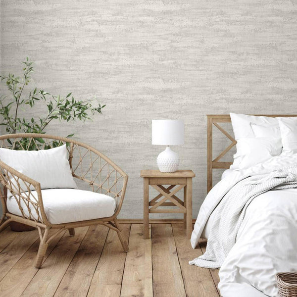 Luxury Gray Abstract Distressed 3D Embossed Wallpaper, Coastal Non-Woven Wall Covering, 41.7"W x 614"H, Washable Removable fo