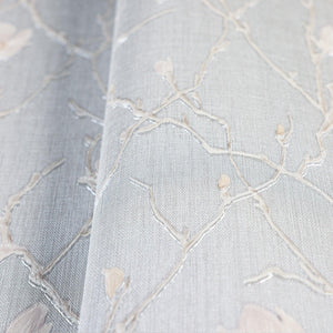 Luxury Gray Floral Chinoiserie Wallpaper, Mediterranean Non-Woven Wall Covering, 41.7"W x 398"H, Washable Removable for Livin