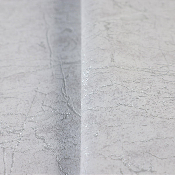 Luxury Metallic Abstract Textured 3D Embossed Wallpaper, Boho Non-Woven Wall Covering, 41.7"W x 398"H, Washable Removable for