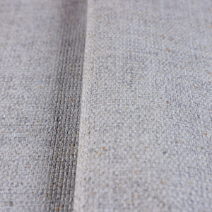 Luxury Gray Fabric Textured Wallpaper, Premium Non-Woven Wall Covering, 41.7"W x 398"H, Washable Removable for Living Room Be