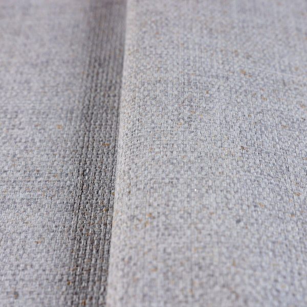 Luxury Gray Fabric Textured Wallpaper, Premium Non-Woven Wall Covering, 41.7"W x 398"H, Washable Removable for Living Room Be