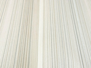 Luxury Gray Fabric Striped 3D Embossed Wallpaper, Coastal Non-Woven Wall Covering, 41.7"W x 614"H, Washable Removable for Liv