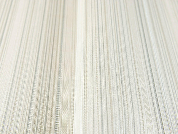 Luxury Gray Fabric Striped 3D Embossed Wallpaper, Coastal Non-Woven Wall Covering, 41.7"W x 614"H, Washable Removable for Liv