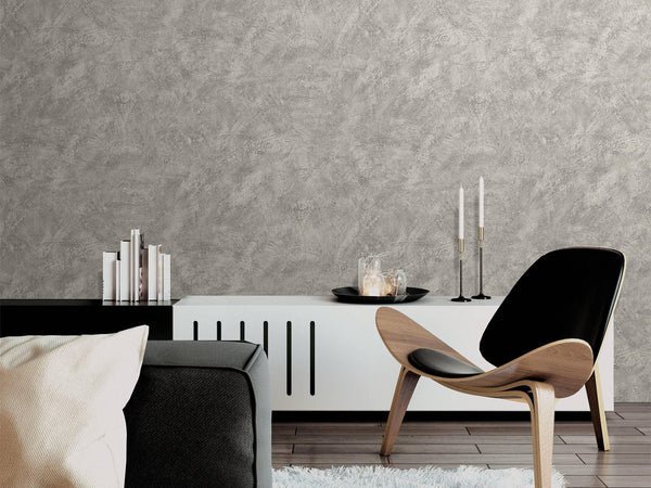 Luxury Metallic Distressed Metallic 3D Embossed Wallpaper, Coastal Non-Woven Wall Covering, 41.7"W x 614"H, Washable Removabl