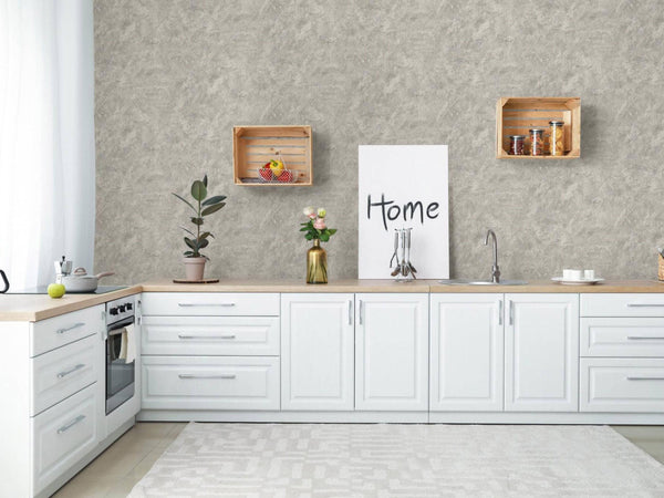 Luxury Metallic Distressed Metallic 3D Embossed Wallpaper, Coastal Non-Woven Wall Covering, 41.7"W x 614"H, Washable Removabl