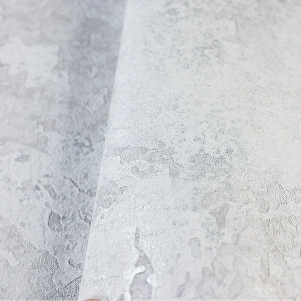 Luxury Metallic Abstract Metallic 3D Embossed Wallpaper, Farmhouse Non-Woven Wall Covering, 41.7"W x 614"H, Washable Removabl