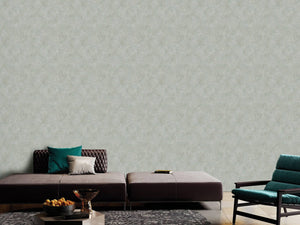 Luxury Metallic Distressed Metallic 3D Embossed Wallpaper, Contemporary Non-Woven Wall Covering, 41.7"W x 614"H, Washable Rem