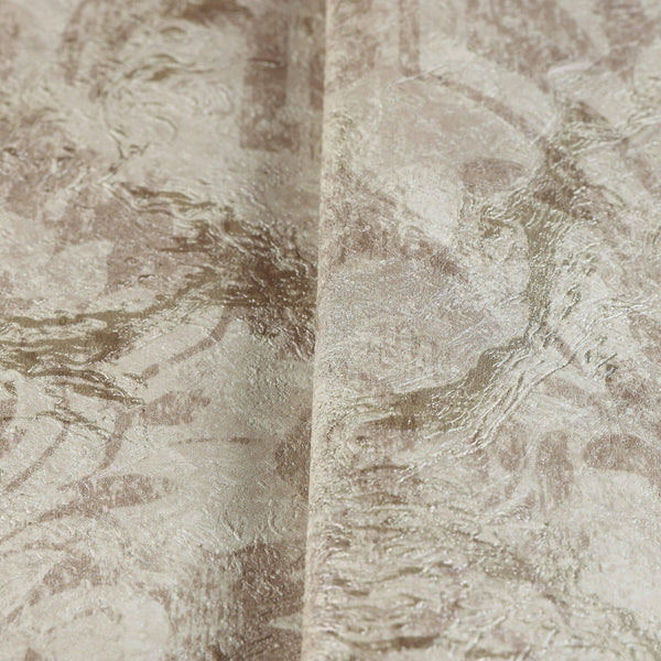 Luxury Beige Damask Abstract Textured Wallpaper, Premium Non-Woven Wall Covering, 41.7"W x 398"H, Washable Removable for Livi