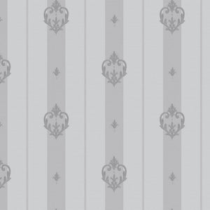 Luxury Purple Damask Striped Wallpaper, Premium Non-Woven Wall Covering, 41.7"W x 398"H, Washable Removable for Living Room B
