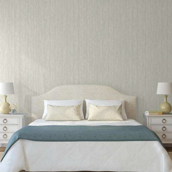 Luxury Silver Abstract Striped 3D Embossed Wallpaper, Scandinavian Non-Woven Wall Covering, 41.7"W x 614"H, Washable Removabl