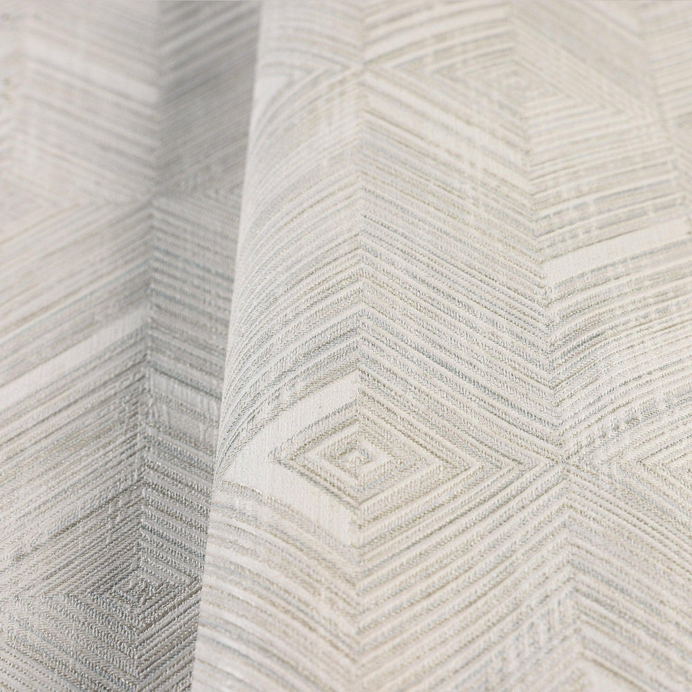 Luxury Tan Geometric Textured Wallpaper, Minimalist Non-Woven Wall Covering, 41.7"W x 614"H, Washable Removable for Living Ro