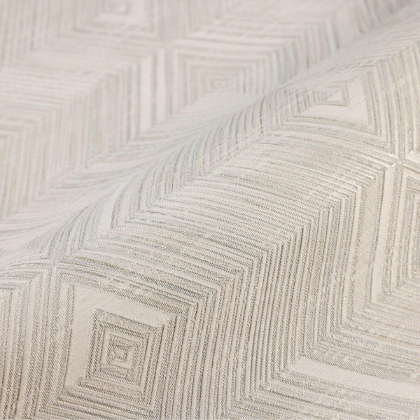 Luxury Tan Geometric Textured Wallpaper, Minimalist Non-Woven Wall Covering, 41.7"W x 614"H, Washable Removable for Living Ro