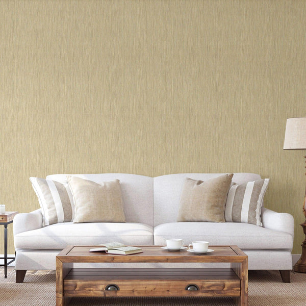 Luxury Cream Striped Stripe Textured Wallpaper, Glam Non-Woven Wall Covering, 41.7"W x 614"H, Washable Removable for Living R