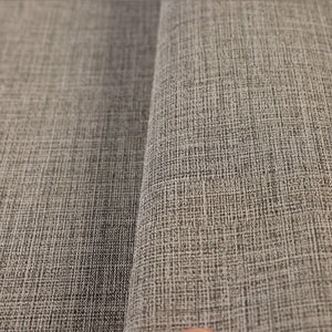 Luxury Brown Fabric Textured Wallpaper, Contemporary Non-Woven Wall Covering, 41.7"W x 614"H, Washable Removable for Living R