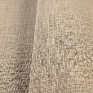 Luxury Brown Fabric Textured Wallpaper, Contemporary Non-Woven Wall Covering, 41.7"W x 614"H, Washable Removable for Living R