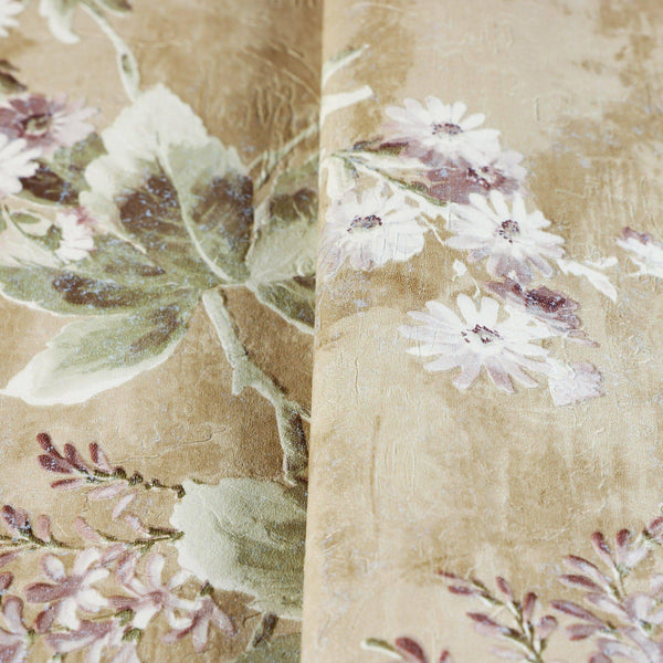 Luxury Pink Floral Textured Wallpaper, Traditional Non-Woven Wall Covering, 41.7"W x 398"H, Washable Removable for Living Roo