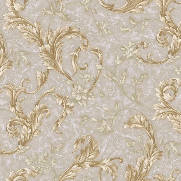 Luxury Beige Striped Textured Wallpaper, Premium Non-Woven Wall Covering, 41.7"W x 398"H, Washable Removable for Living Room 