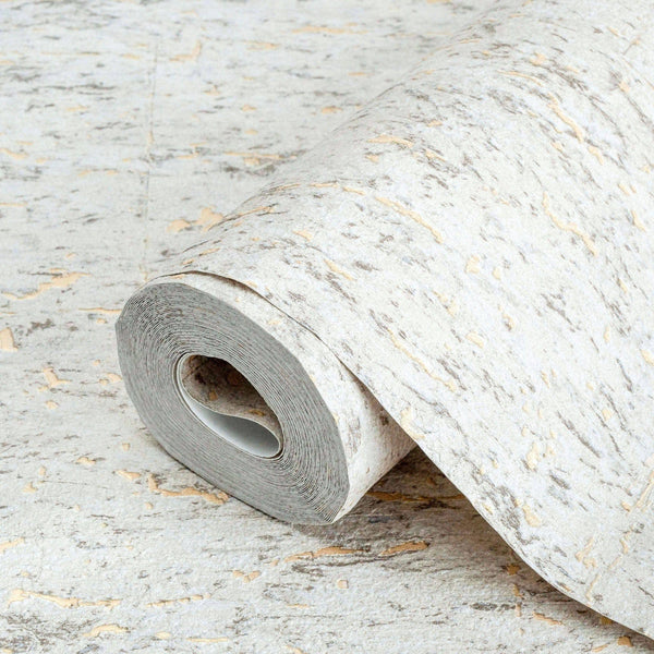 Luxury Gold Textured Embossed 3D Embossed Wallpaper, Industrial Non-Woven Wall Covering, 41.7"W x 398"H, Washable Removable f