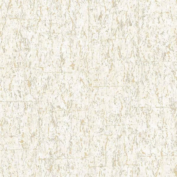 Luxury Gold Textured Embossed 3D Embossed Wallpaper, Industrial Non-Woven Wall Covering, 41.7"W x 398"H, Washable Removable f