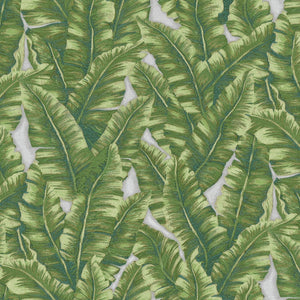 Luxury Green Leaves Tropical Wallpaper, Lodge Non-Woven Wall Covering, 41.7"W x 614"H, Washable Removable for Living Room Bed