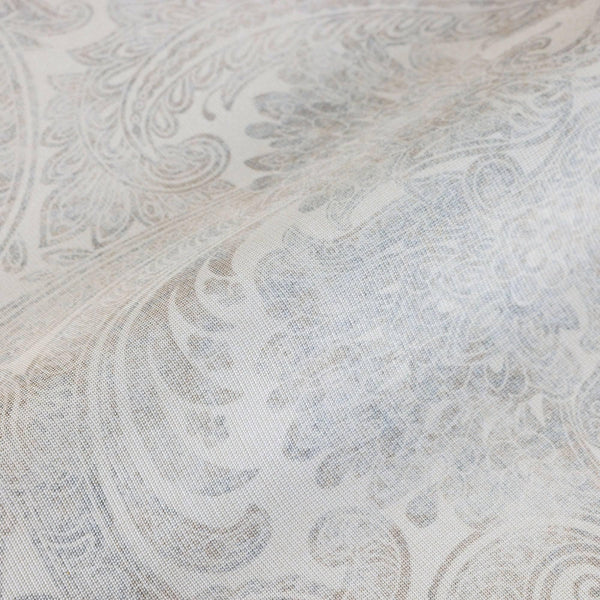 Luxury White Abstract Paisley Textured Wallpaper, Traditional Non-Woven Wall Covering, 41.7"W x 398"H, Washable Removable for
