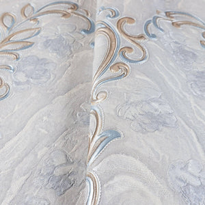 Luxury Gray Textured Embossed 3D Embossed Wallpaper, Premium Non-Woven Wall Covering, 41.7"W x 398"H, Washable Removable for 