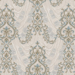 Luxury Gray Textured Embossed 3D Embossed Wallpaper, Premium Non-Woven Wall Covering, 41.7"W x 398"H, Washable Removable for 