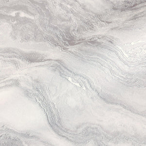Luxury Gray Marble Textured Wallpaper, Premium Non-Woven Wall Covering, 41.7"W x 614"H, Washable Removable for Living Room Be