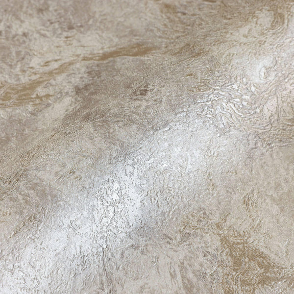Luxury Ivory Metallic Abstract Textured Wallpaper, Premium Non-Woven Wall Covering, 41.7"W x 398"H, Washable Removable for Li