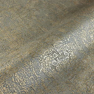 Luxury Green Textured Embossed 3D Embossed Wallpaper, Premium Non-Woven Wall Covering, 41.7"W x 398"H, Washable Removable for